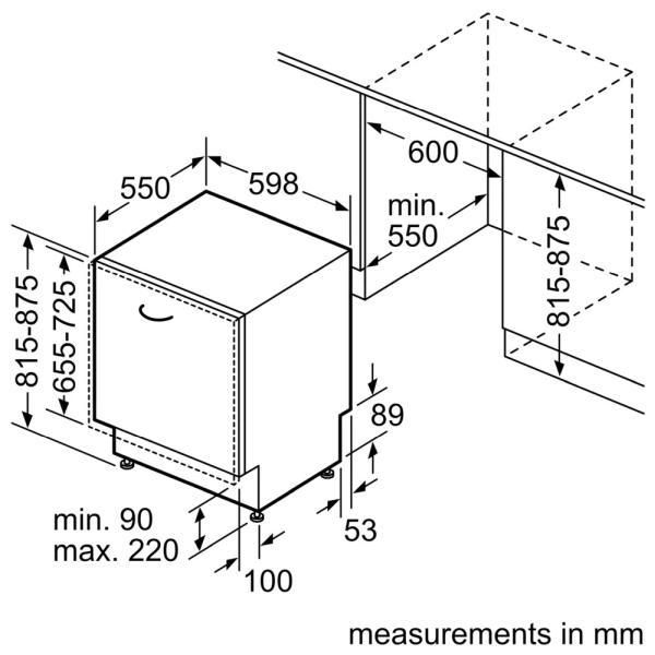 (image for) 博西華 SMD6ZCX50E 14套 嵌入式 洗碗碟機 (60cm闊)