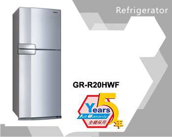 (image for) 東芝 GR-R20HWF 183公升 雙門環保無霜雪櫃