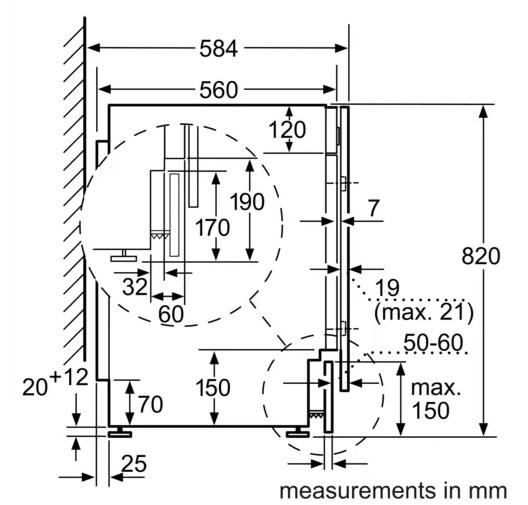 (image for) Siemens WK14D321HK 7kg(Wash)/4kg(Dry) 1400rpm Built-in Washer Dryer