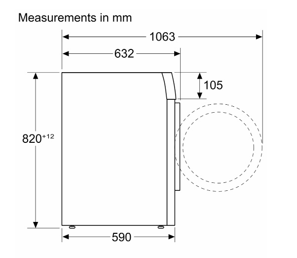 (image for) 博世 WUU28480HK Series 6 8公斤 1400轉 前置式洗衣機