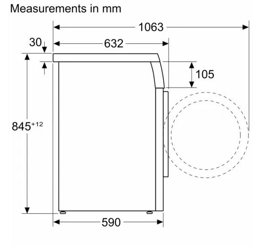 (image for) 西門子 WU14UT60HK 九公斤 1400轉 前置式 洗衣機