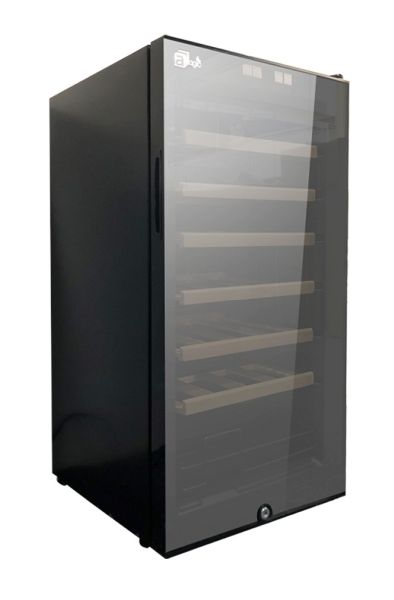 (image for) aMagic AWC-28PW 28-Bottle 82L Compressor Direct Cooling Wine Cooler (Wooden Frame) - Click Image to Close