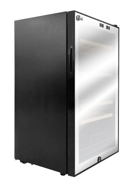 (image for) aMagic AWC-34PW 34-Bottle 98L Compressor Direct Cooling Wine Cooler (Wooden Frame) - Click Image to Close