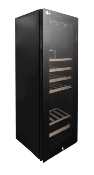 (image for) aMagic AWC-55FW 55-Bottle 160L Compressor Fan Cooling Wine Cooler (Wooden Frame)