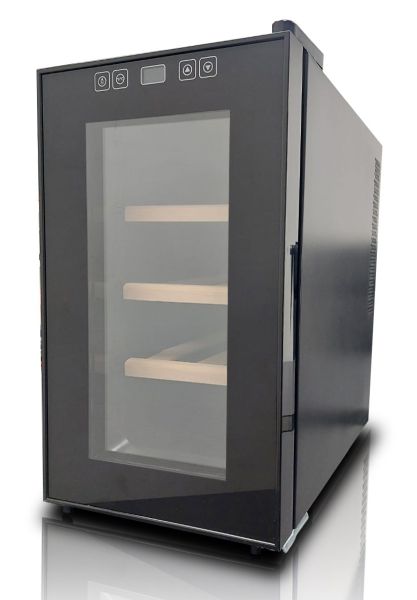 (image for) aMagic AWC-8TW 8-Bottle 23L Wine Cooler (3 Layer Wooden Frame Tall Style) - Click Image to Close